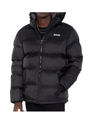 Doudoune Noir Homme Schott Utah 1