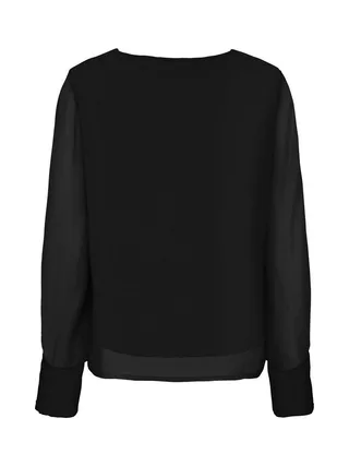 Blouse Noire Femme Only Tasha Otl 2