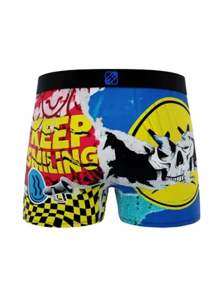 Boxer Noir/Jaune Homme Freegun Tag 2