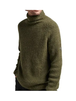 Pull Kaki Homme Superdry Studios Chunky 1