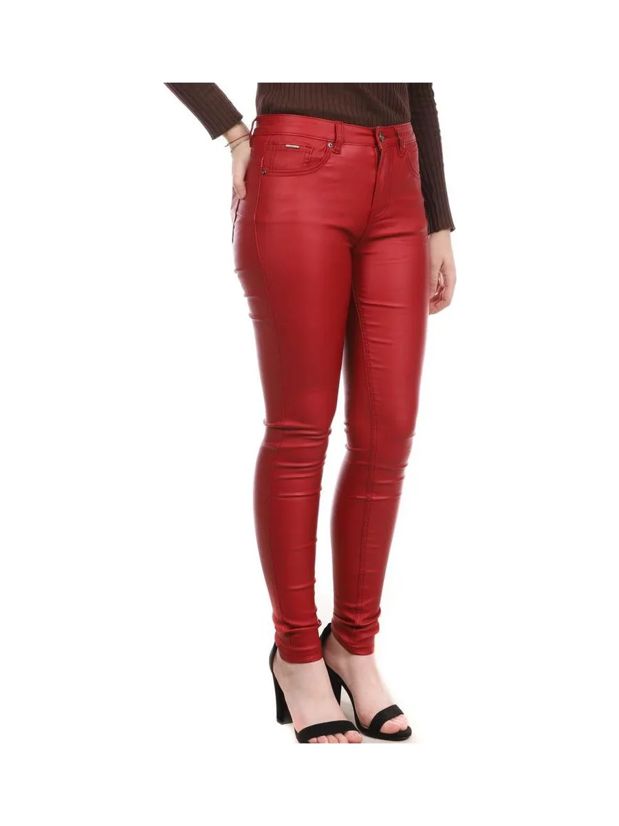 Pantalon skinny enduit Rouge Monday Premium 2