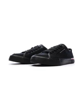 Baskets Noires Homme Tommy Hilfiger Core Corporate Vulcs 6