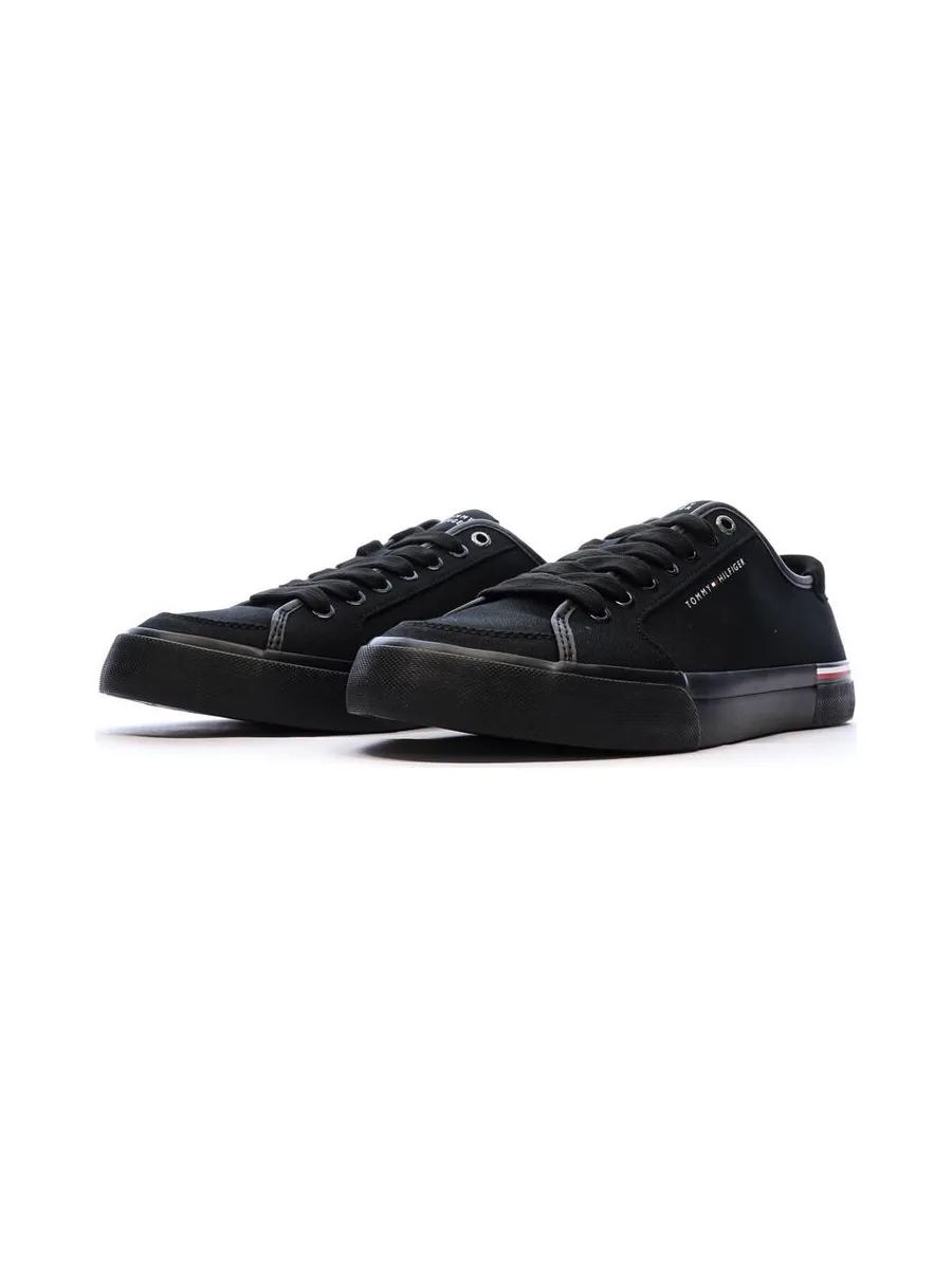 Baskets Noires Homme Tommy Hilfiger Core Corporate Vulcs 6