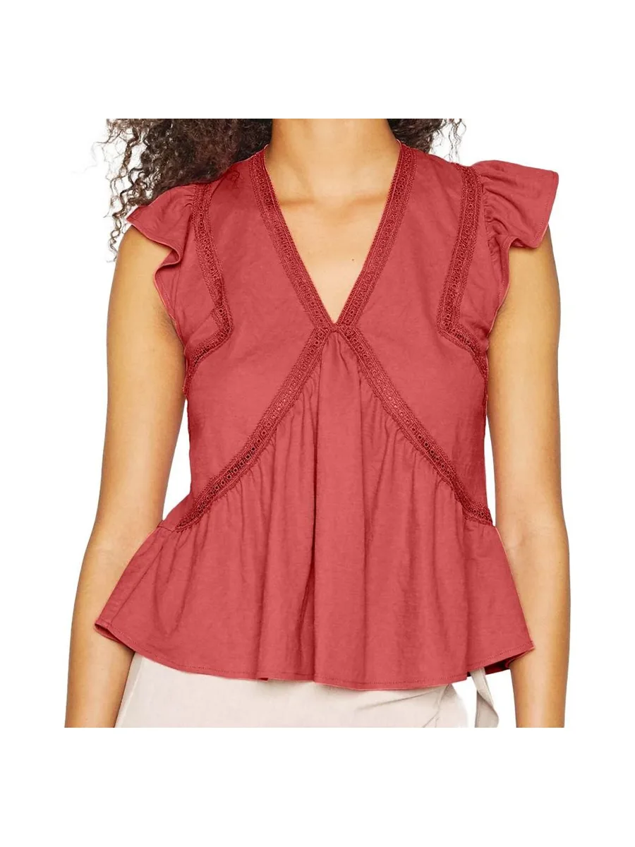 Top Rose foncé Femme Morgan Dera 1