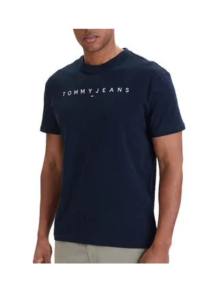 T-Shirt Marine Homme Tommy Hilfiger Reg Linearss 1