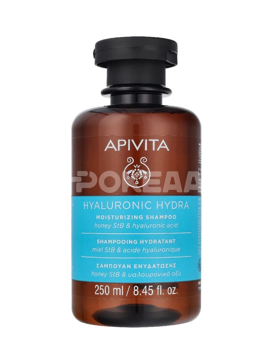 Apivita Hyaluronic Hydra Moisturizing Shampoo Honey StB & Hyaluronic Acid 250ml 1