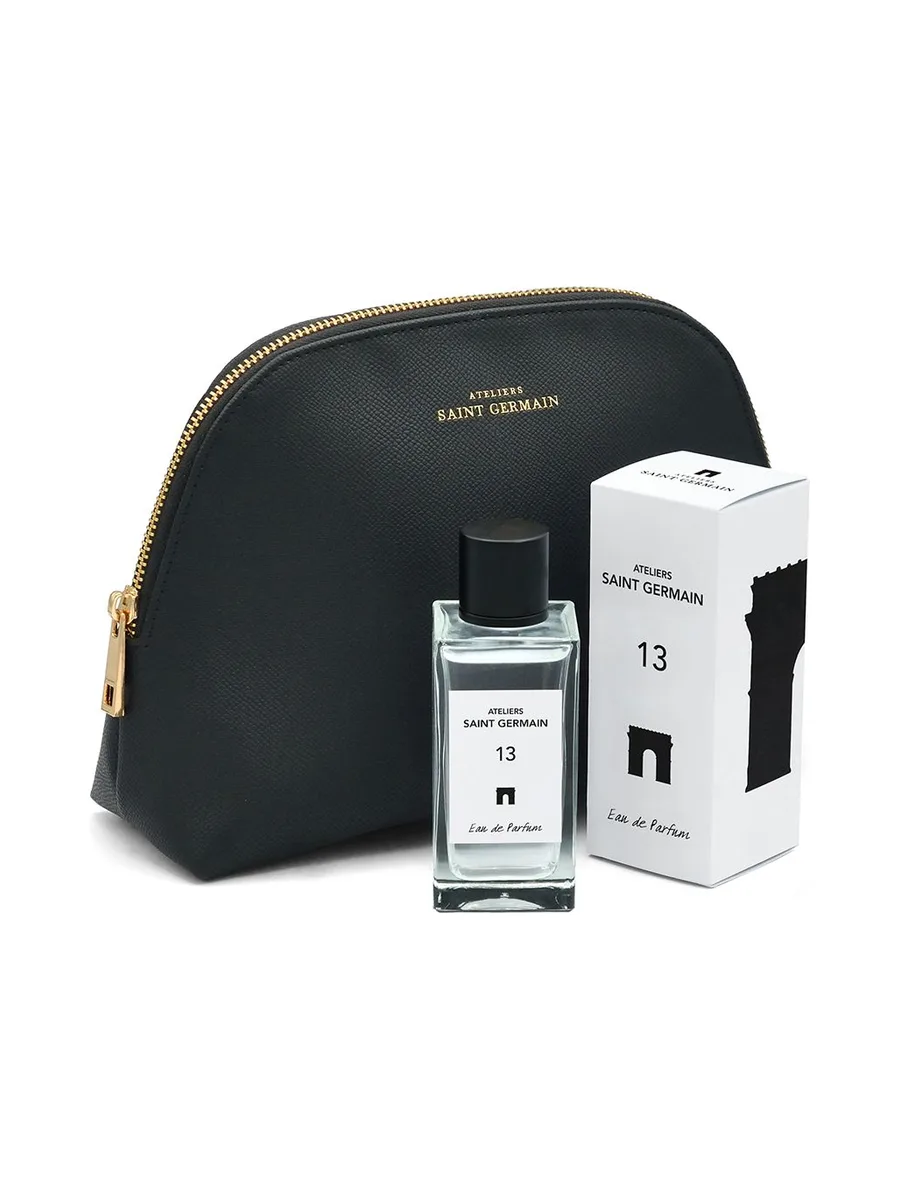 Trousse à Maquillage THONON MM Noir + Eau de Parfum N°13 5