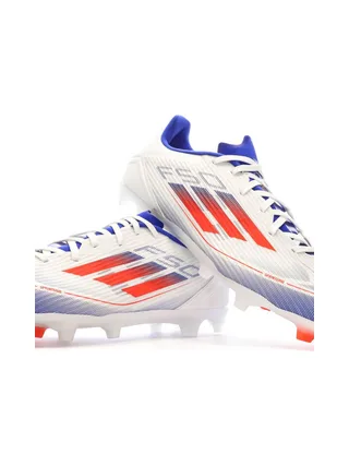 Chaussures de Foot Blanc/Bleu Adulte Adidas F50 League FG/MG 7