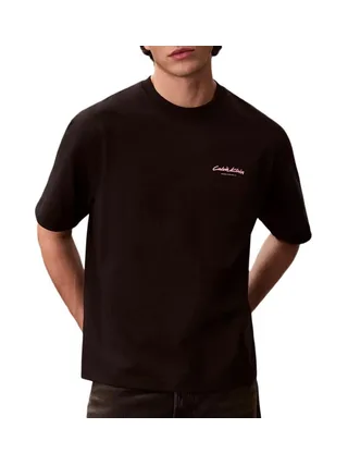 T-shirt Noir Homme Calvin Klein Jeans Relaxed 1