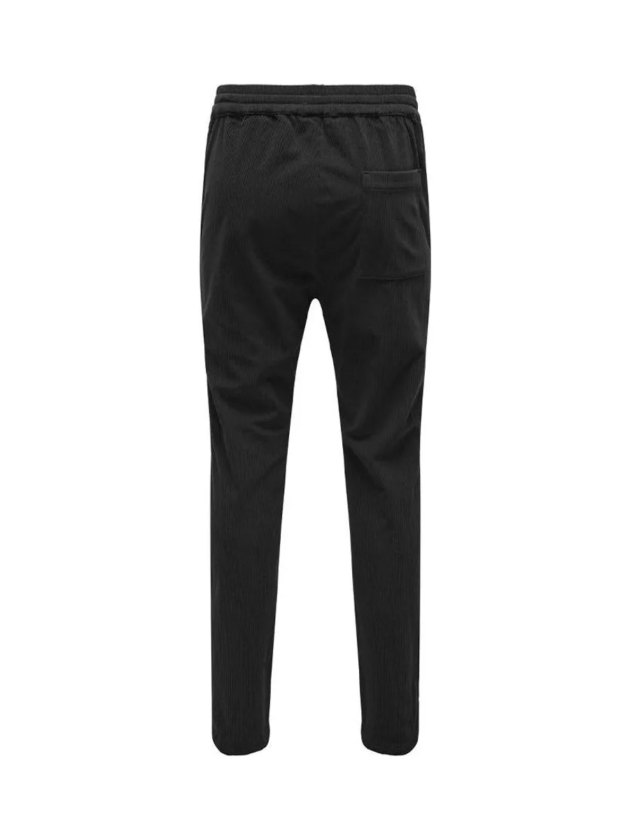 Pantalon Regular Noir Homme Only & Sons Live 3