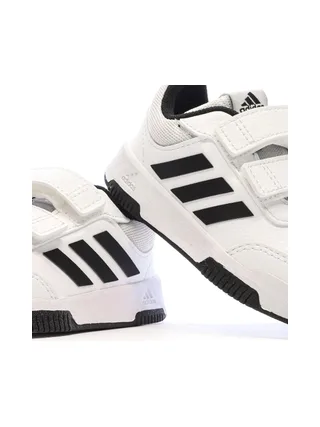 Baskets Blanches/Noir Garçon Adidas Tensaur 7