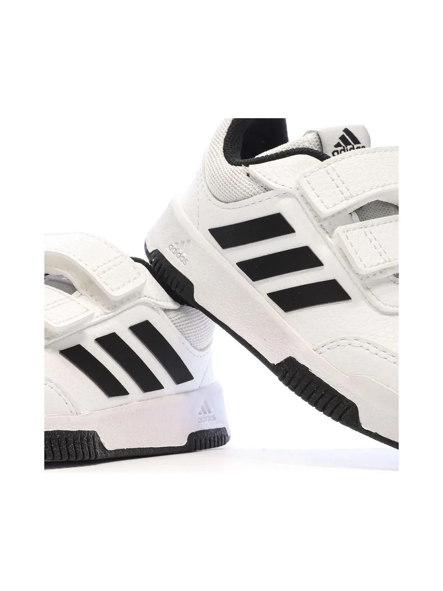 Baskets Blanches/Noir Garçon Adidas Tensaur 8