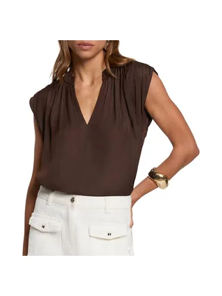 Blouse Marron Femme OROOVE 1
