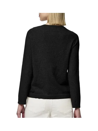 Pull Noir Femme Pieces Bree Knit 2