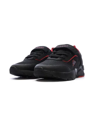Baskets Noires/Rouge Garçon Kappa Logo Safir 2 6