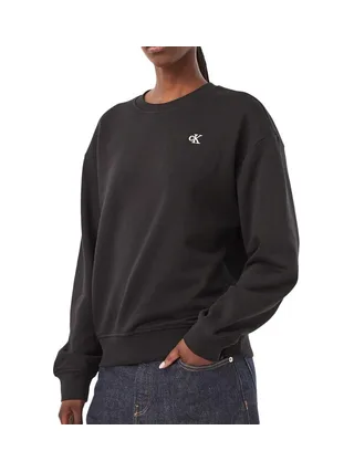 Sweat Noir Femme Calvin Klein Jeans Monogram 1