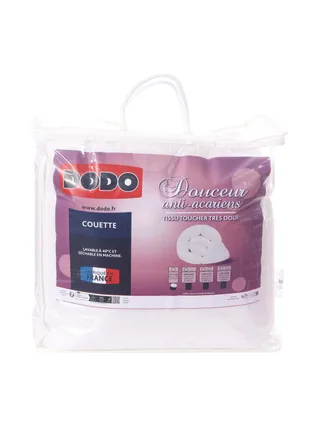 Couette Legere Anti Acarien Blanc Dodo 140X200 1