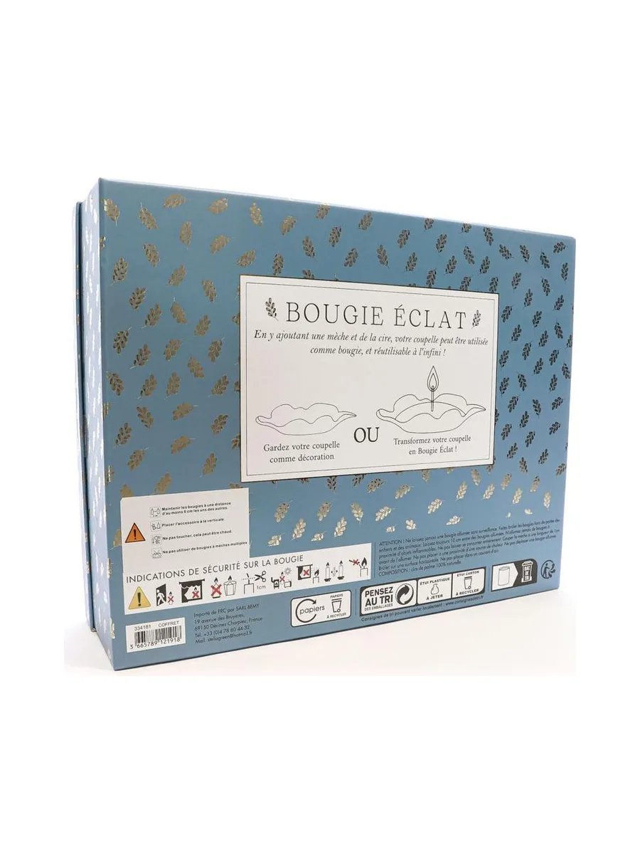 Set Coupelle Feuille et Cire Perle Néroli 2