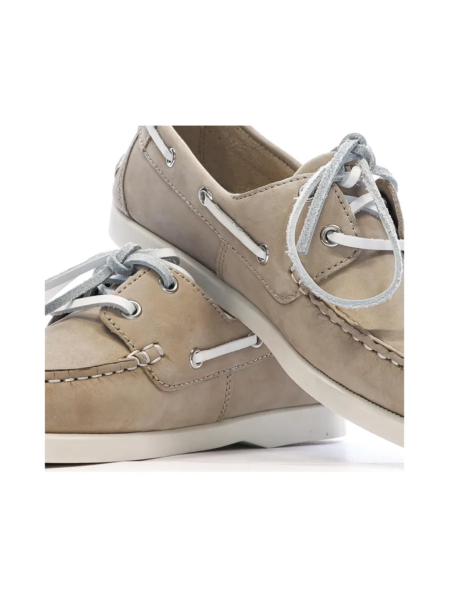Chaussures bateau Beige Femme TBS Bateau Cow Nubuck London 8