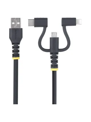 1m Rugged USB Multi Charging Cable 2