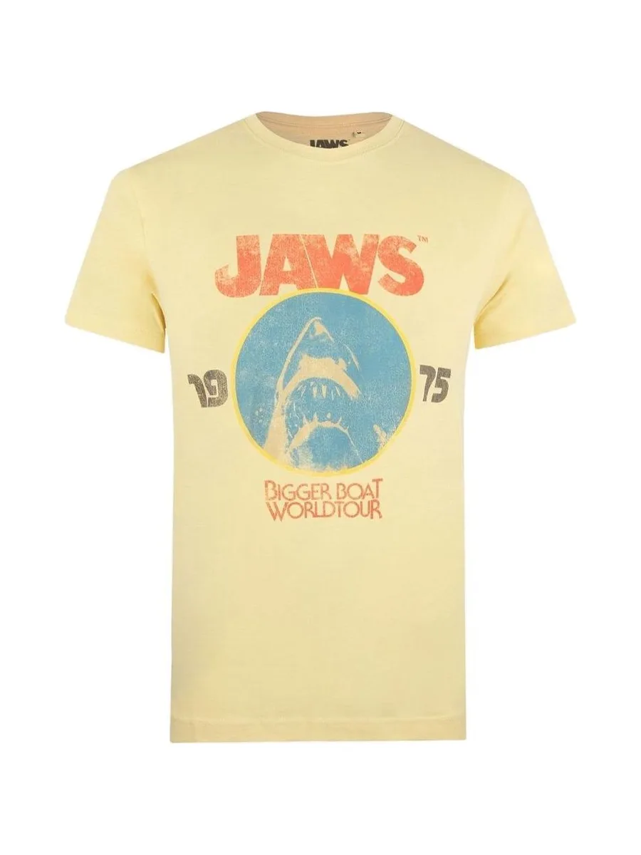 T-Shirt Orange Homme Jaws World Tour 2