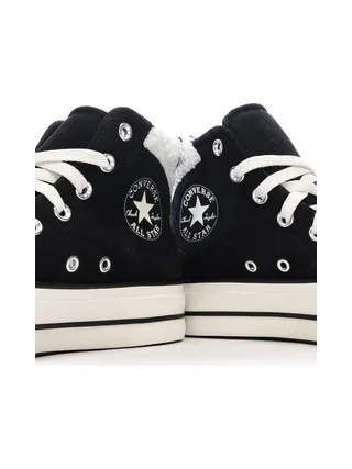 Baskets Noires Femme Converse Chuck Taylor All Star Puff 7