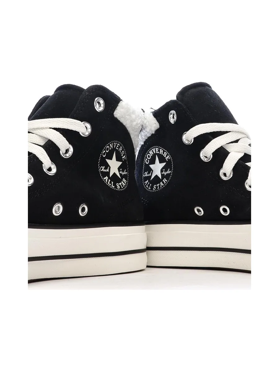 Baskets Noires Femme Converse Chuck Taylor All Star Puff 8