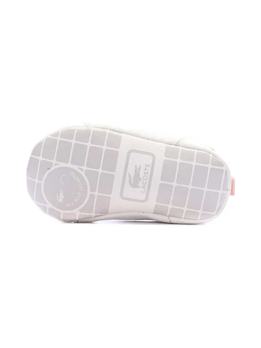 Baskets Blanches/Rose Bébé Lacoste Carnaby Set 225 6