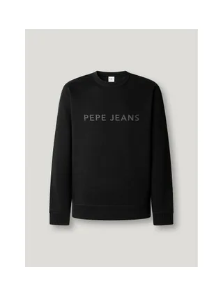 Sweat-shirt PEPE JEANS PM5800255 Jefferson Crew à grand logo 3