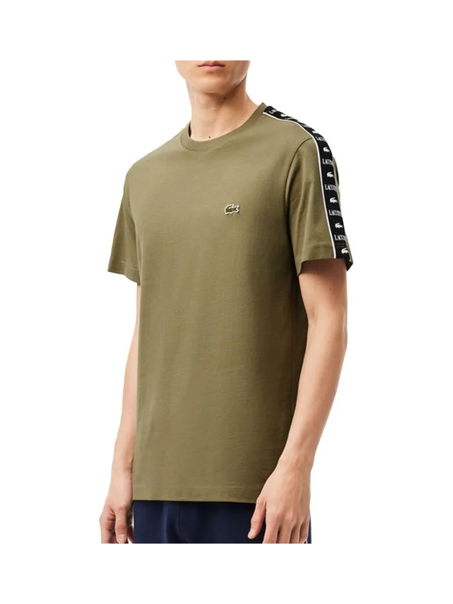 T-shirt Kaki Homme Lacoste TH7404 2