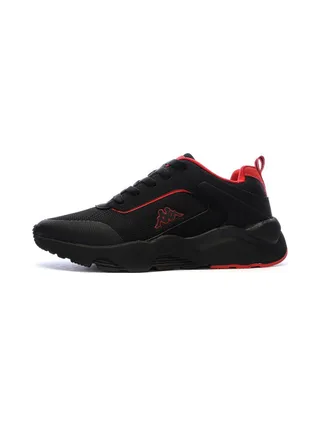 Baskets Noires/Rouges Garçon Kappa Logo Safir 2s 1