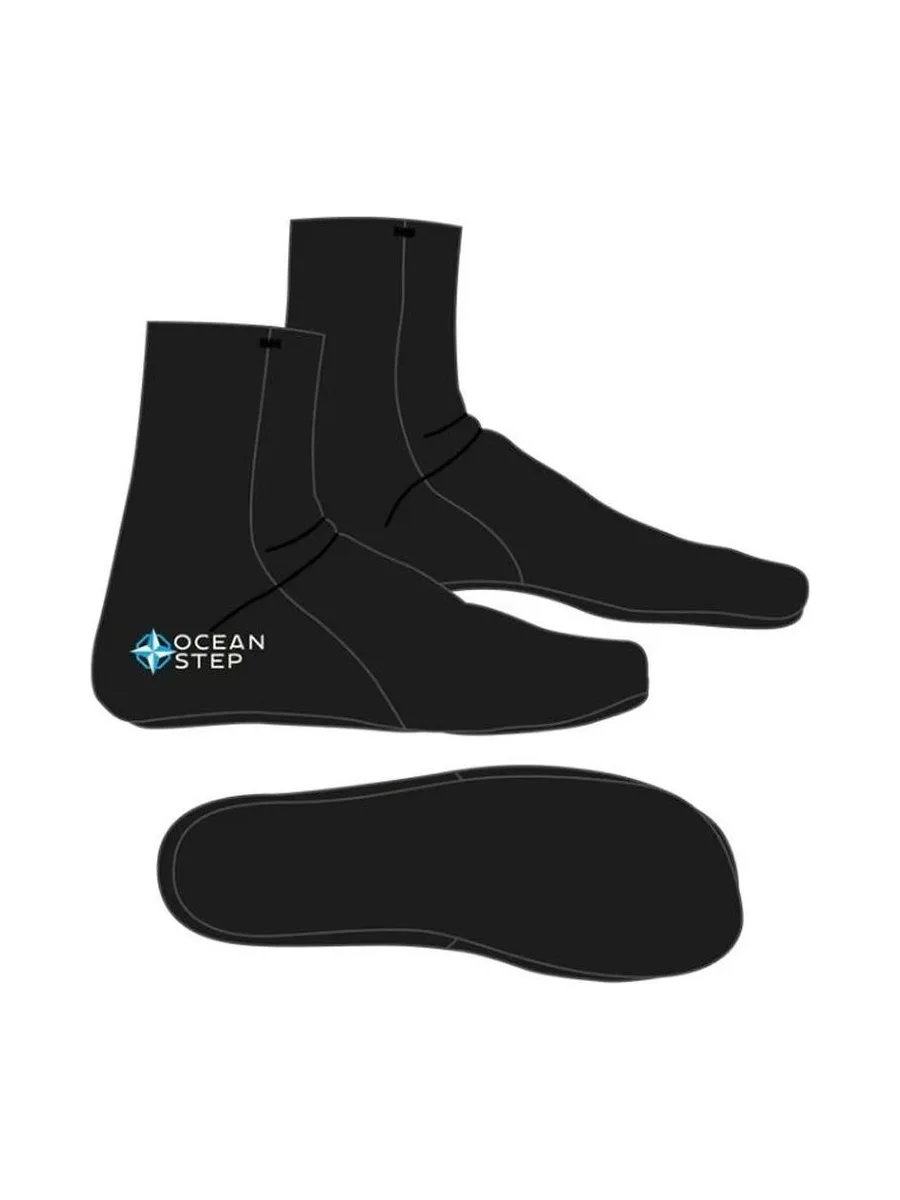 Neosocks 2mm Noir Ocean Step CRP8108 2