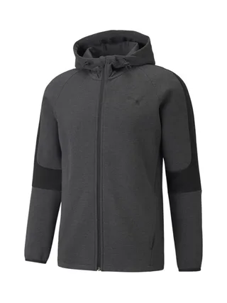 Sweat zippé Anthracite Homme Puma Evostripe Core 1