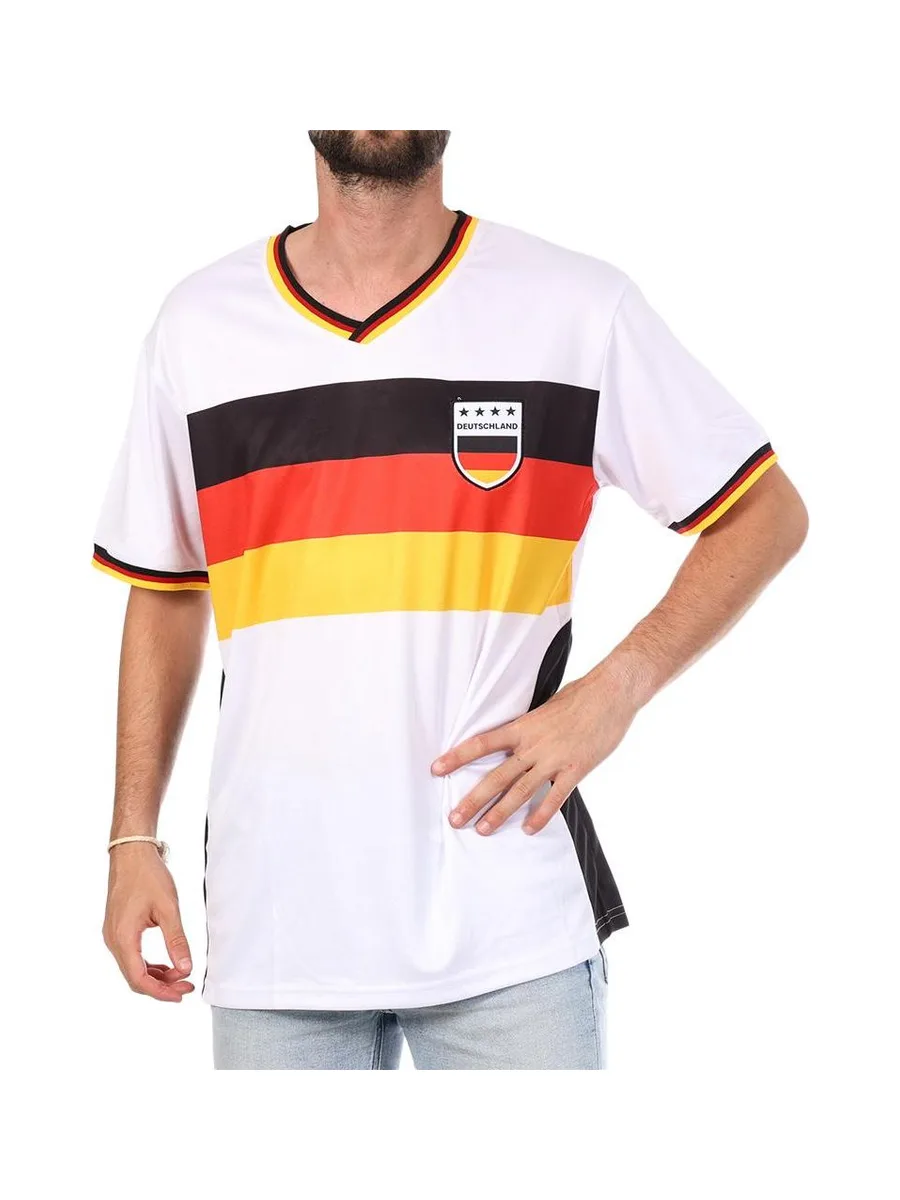 Allemagne Maillot Supporter Blanc Mixte Sport Zone 2