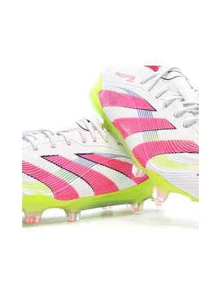 Chaussures de Foot Blanc/Rose Homme Adidas Predator Elite FG 7
