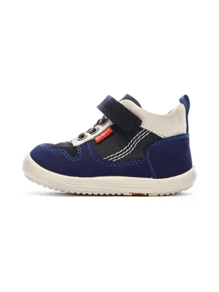 Baskets Hautes Marine Garçon Kickers Bottillon 1