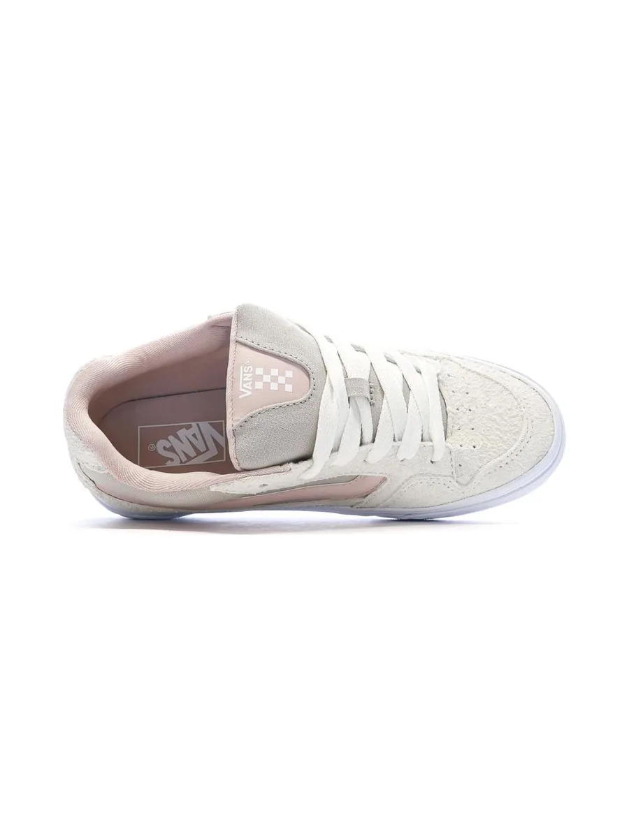 Baskets Blanches/Rose Pale/Grises Femme Vans Caldrone 5