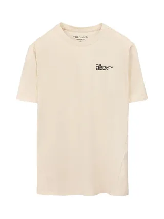 T-Shirt Beige Garçon Teddy Smith Company 1