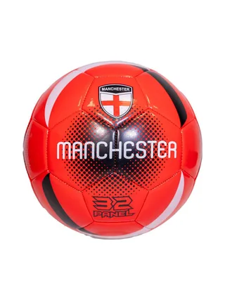 MANCHESTER Ballon Noir/Rouge Blanc Sport Zone 1