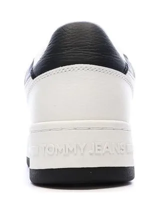 Baskets Blanches/Noires Homme Tommy Hilfiger Tjm Retro Basket 3