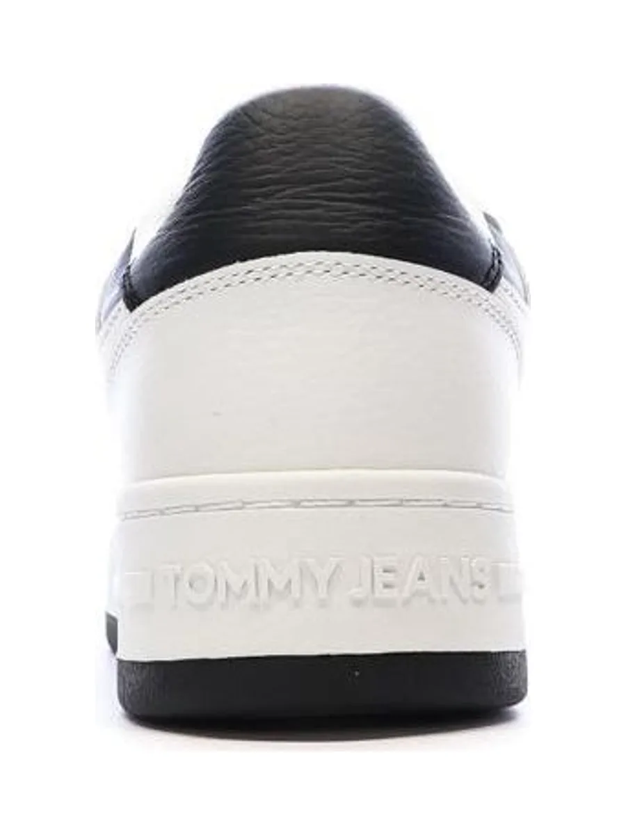 Baskets Blanches/Noires Homme Tommy Hilfiger Tjm Retro Basket 4