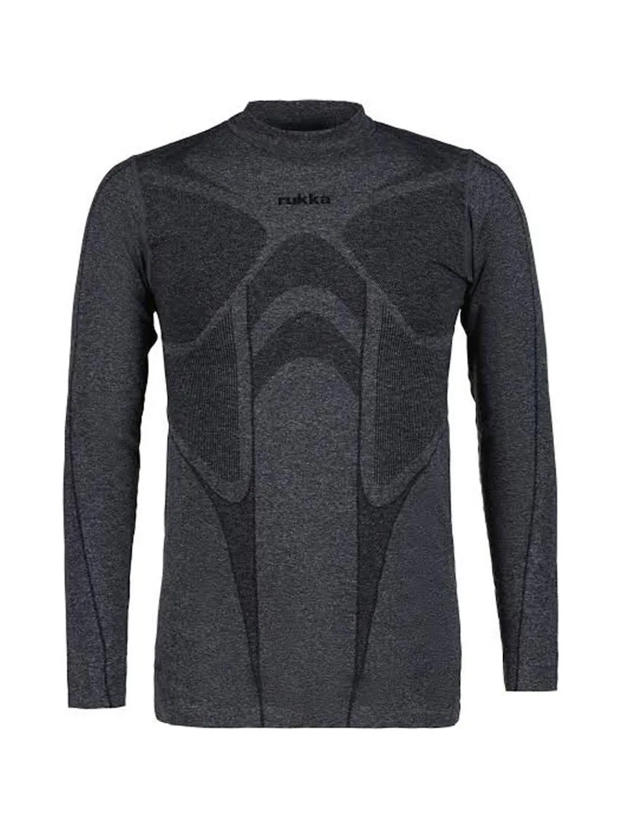 T-shirt Manches Longues Gris Foncé Homme Rukka Tira 2