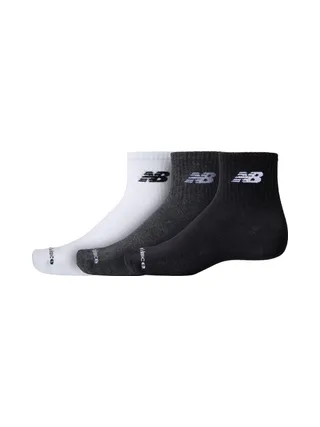 X3 Paires de Chaussettes Noir/Blanc/Gris Homme New Balance Everyday 3