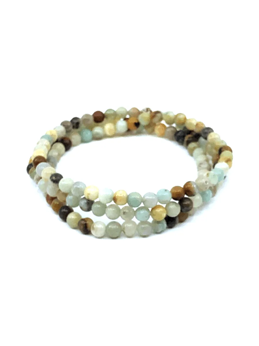 Bracelet Tuileries blanc - pierres naturelles 5