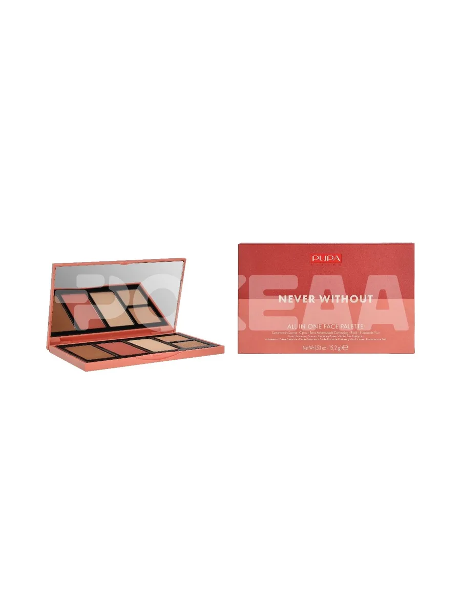 Pupa Never Without All In One Face Palette 15.2g - #003 Dark 1