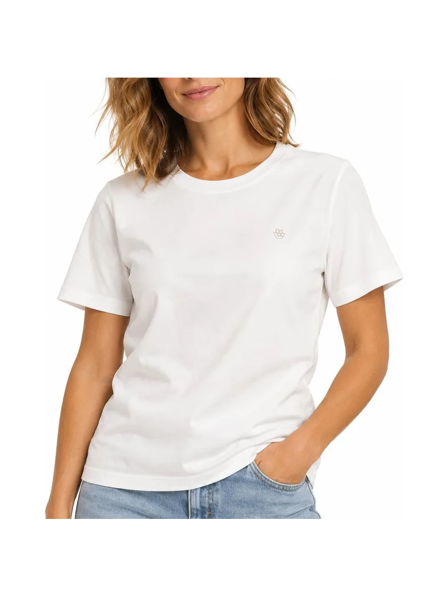 T-Shirt Blanc Femme Freeman Porter Chuck 2