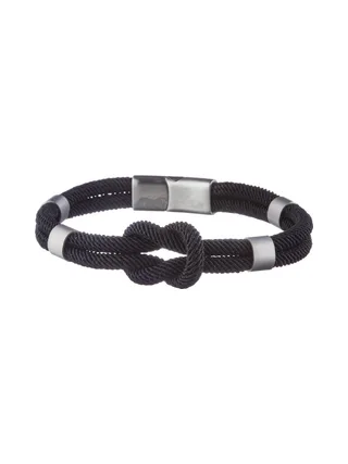Bracelet Cordon Marin-fermoir Noir Homme Geographical Norway SG-315026 1