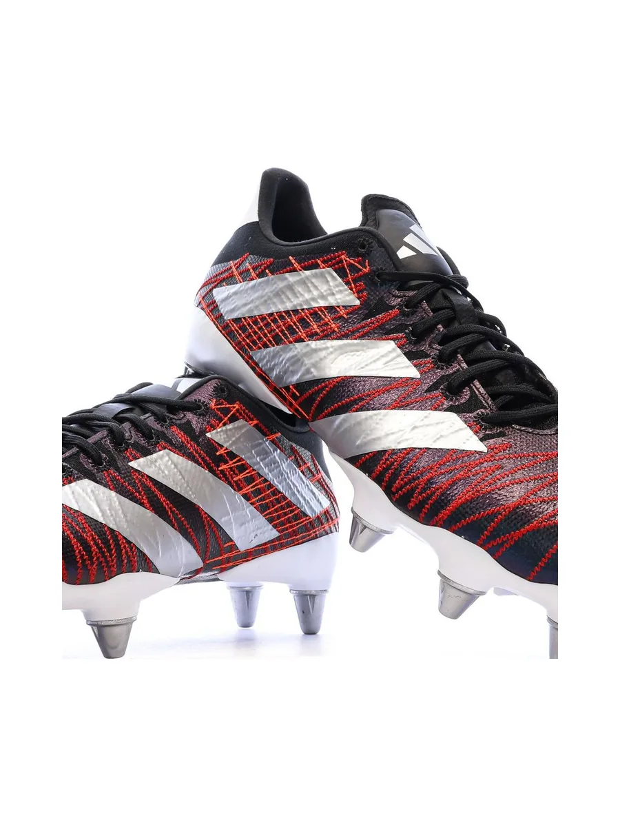 Chaussures de Rugby Noir/Rouge Adidas Kakari Z.1 SG 8