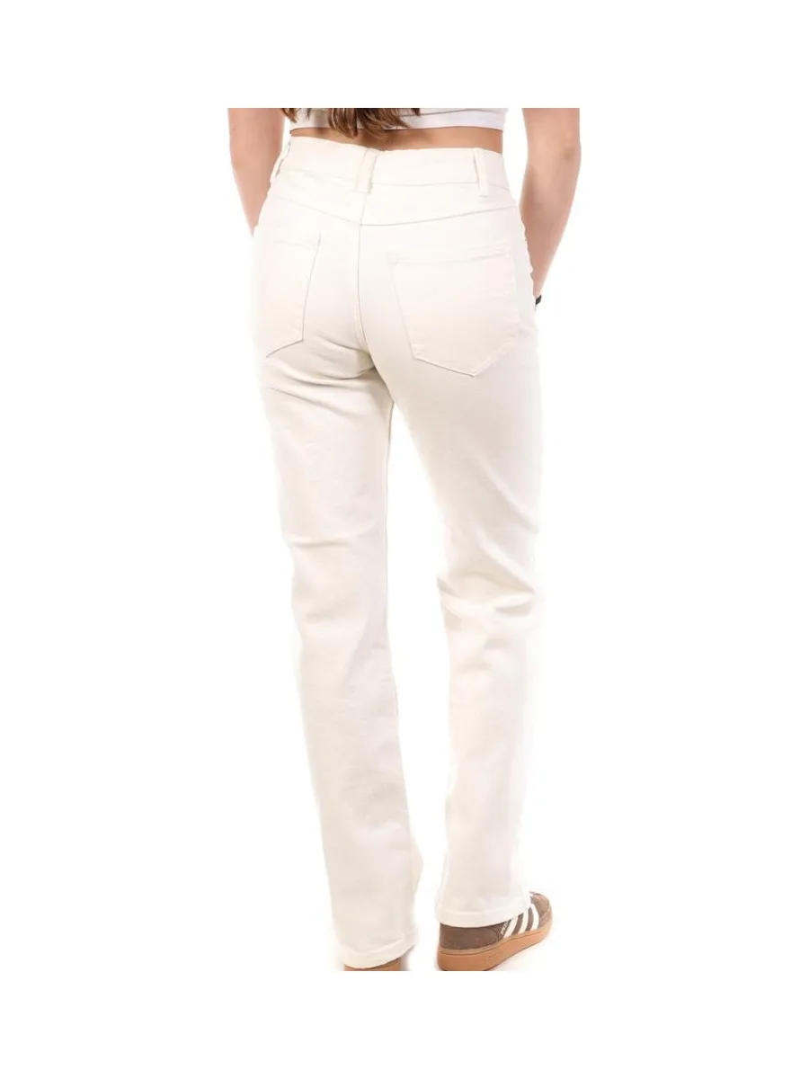 Jean Droit Blanc Femme Jennyfer DRAIGG 3
