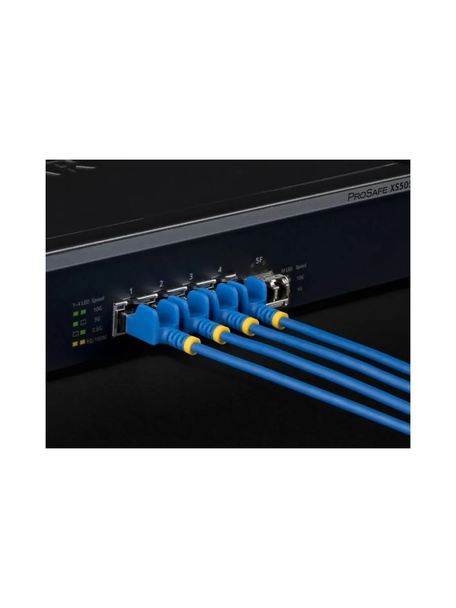 30cm Black Ultra Slim CAT6a Cable 5
